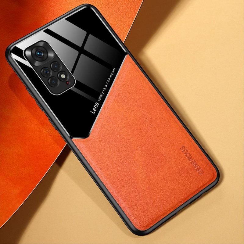 Hülle Für Xiaomi Redmi Note 11 / 11S Magnetischer Ledereffekt