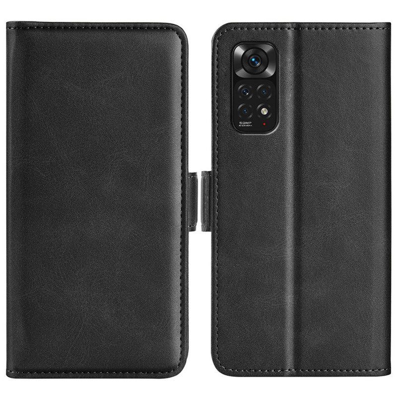 Lederhüllen Für Xiaomi Redmi Note 11 / 11S Flip Case Doppelte Klappe