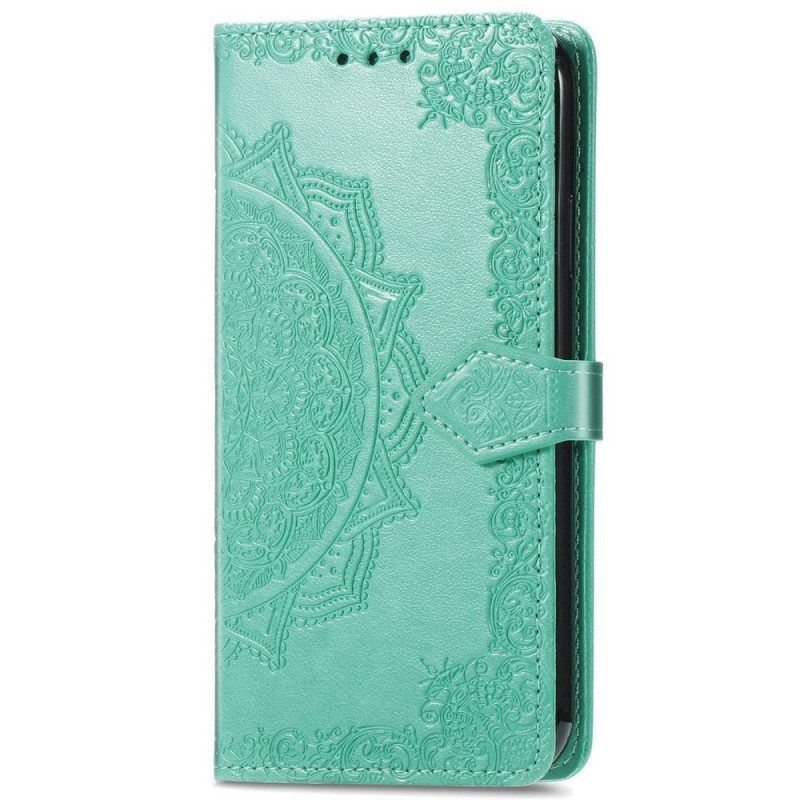 Lederhüllen Für Xiaomi Redmi Note 11 / 11S Mandala-mittelalter