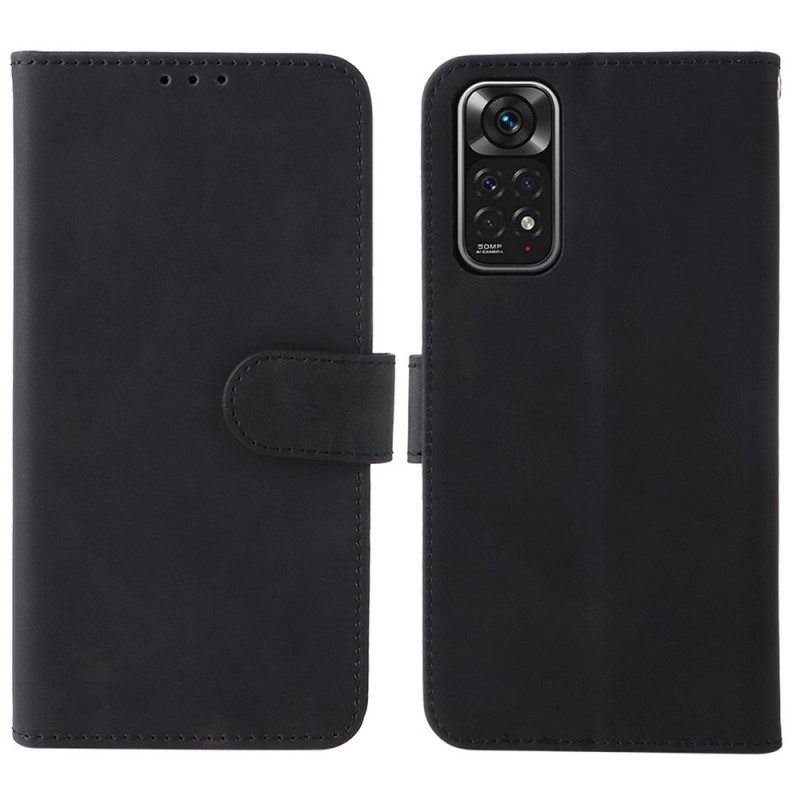 Lederhüllen Für Xiaomi Redmi Note 11 / 11S Skin-touch Mit Lanyard