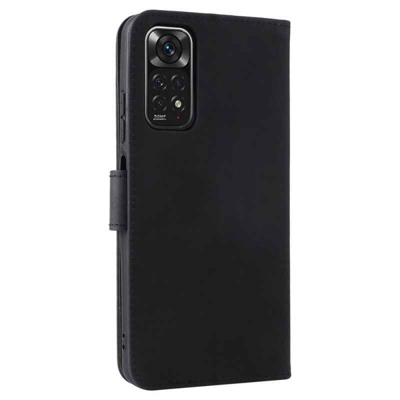 Lederhüllen Für Xiaomi Redmi Note 11 / 11S Skin-touch Mit Lanyard