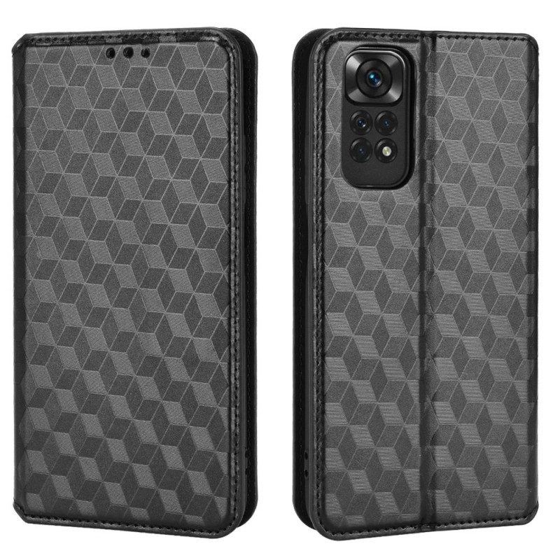 Schutzhülle Für Xiaomi Redmi Note 11 / 11S Flip Case 3d-diamant-ledereffekt