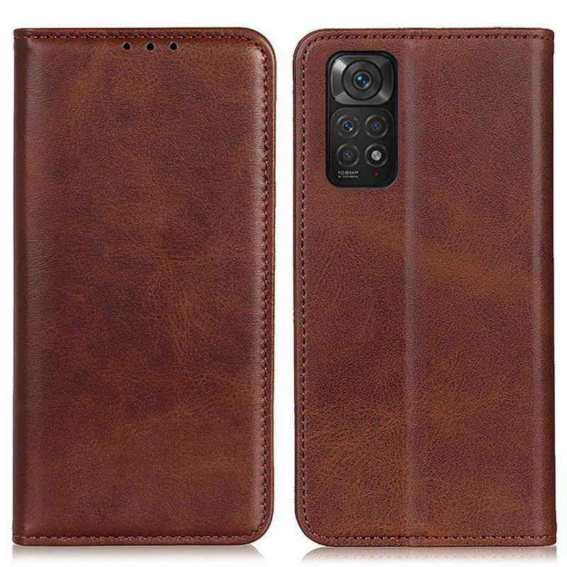 Schutzhülle Für Xiaomi Redmi Note 11 / 11S Flip Case Elegantes Spaltleder