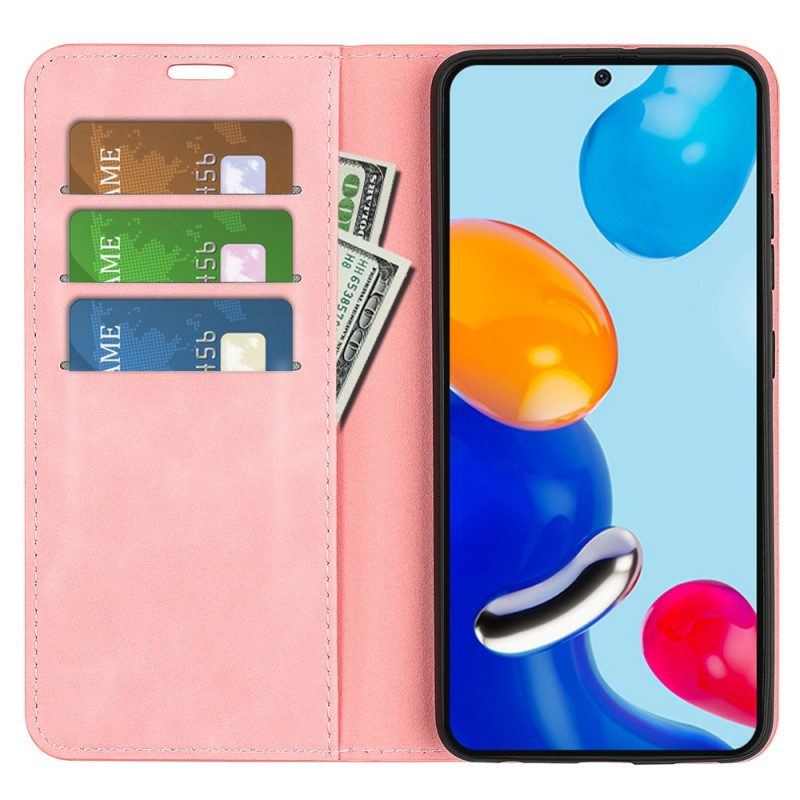 Schutzhülle Für Xiaomi Redmi Note 11 / 11S Flip Case Ledereffekt