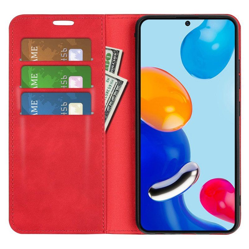 Schutzhülle Für Xiaomi Redmi Note 11 / 11S Flip Case Ledereffekt