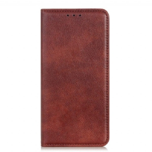 Schutzhülle Für Xiaomi Redmi Note 11 / 11S Flip Case Litschi-spaltleder-textur