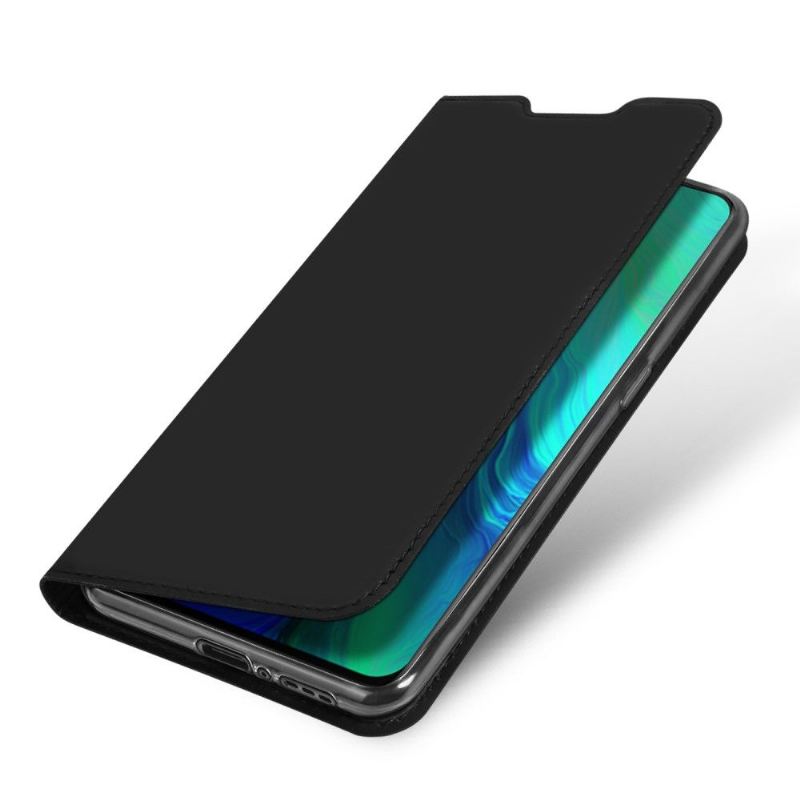 Flip Case Für Oppo Reno 10x Zoom Business Kunstleder - Schwarz