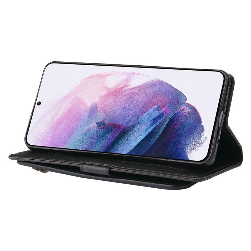 Flip Case Für Samsung Galaxy S22 Plus 5G Unterstützungsfunktion Für Mehrere Speicher