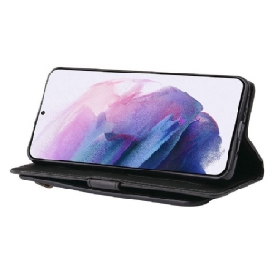 Flip Case Für Samsung Galaxy S22 Plus 5G Unterstützungsfunktion Für Mehrere Speicher