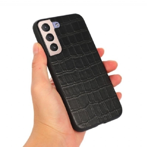 Handyhülle Für Samsung Galaxy S22 Plus 5G Schicke Croco Skin-optik