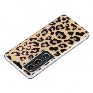 Hülle Für Samsung Galaxy S22 Plus 5G Silikon-leopard