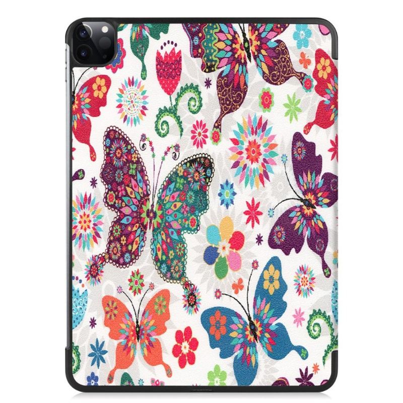 Cover iPad Pro 11 (2020) Smarte Schmetterlinge Und Blumen