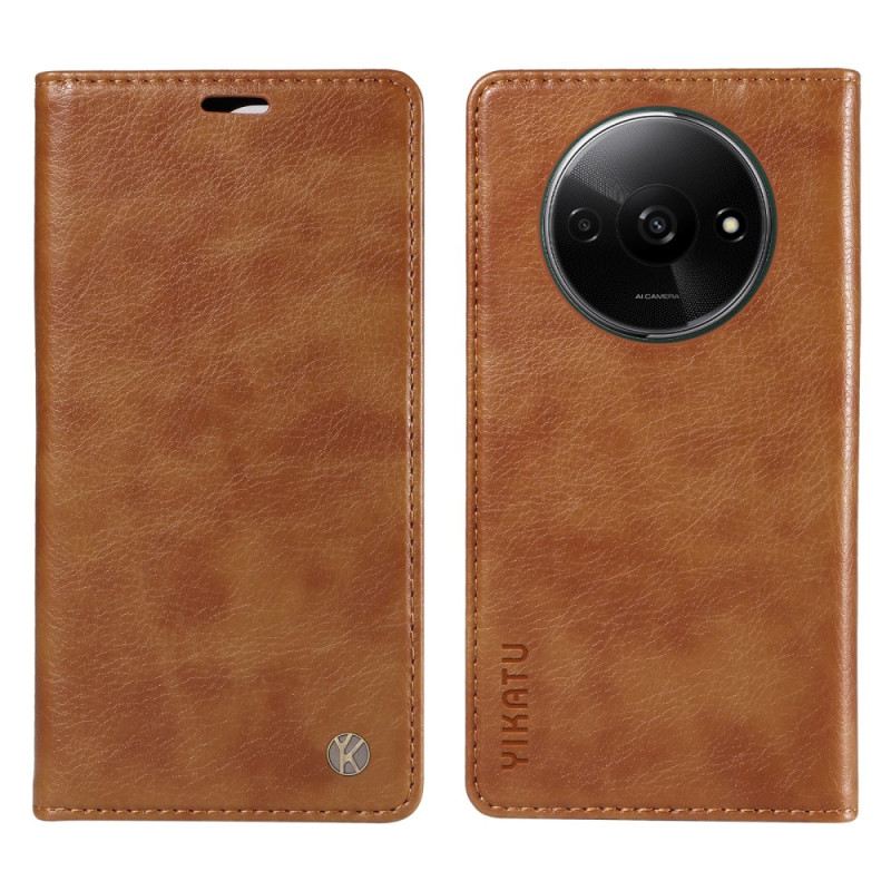 Flip Case Poco C61 Yikatu-niete