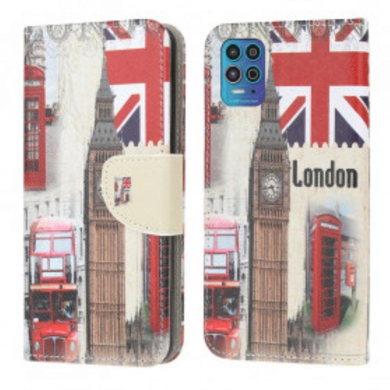 Flip Case Für Moto G100 Londoner Leben