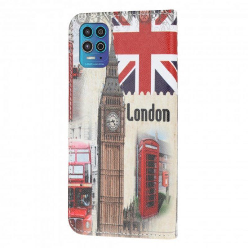 Flip Case Für Moto G100 Londoner Leben