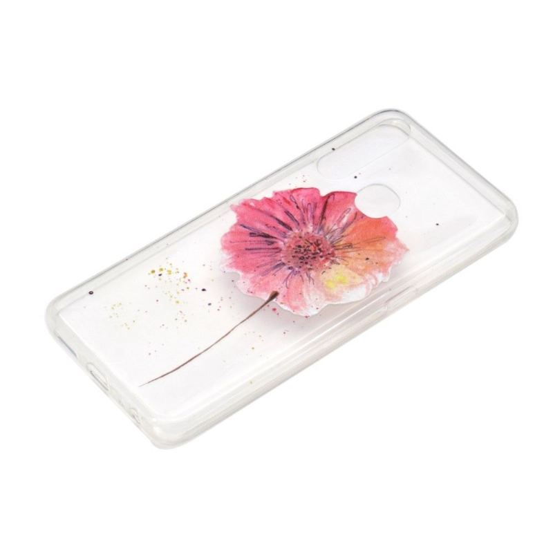 Hülle Für Huawei P40 Lite E Anti-Sturz Transparente Blume