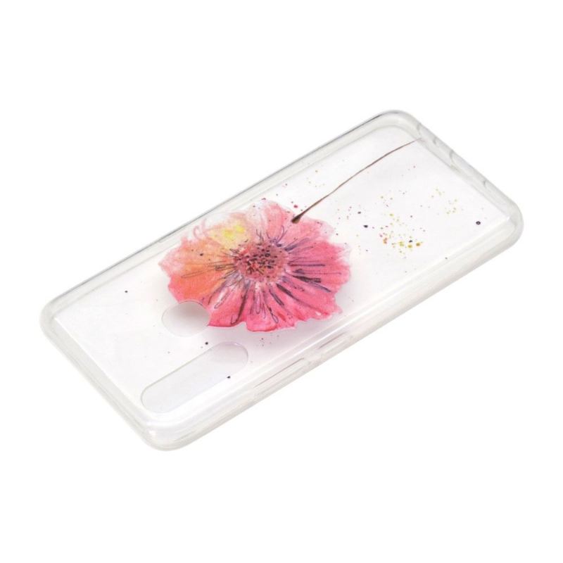 Hülle Für Huawei P40 Lite E Anti-Sturz Transparente Blume