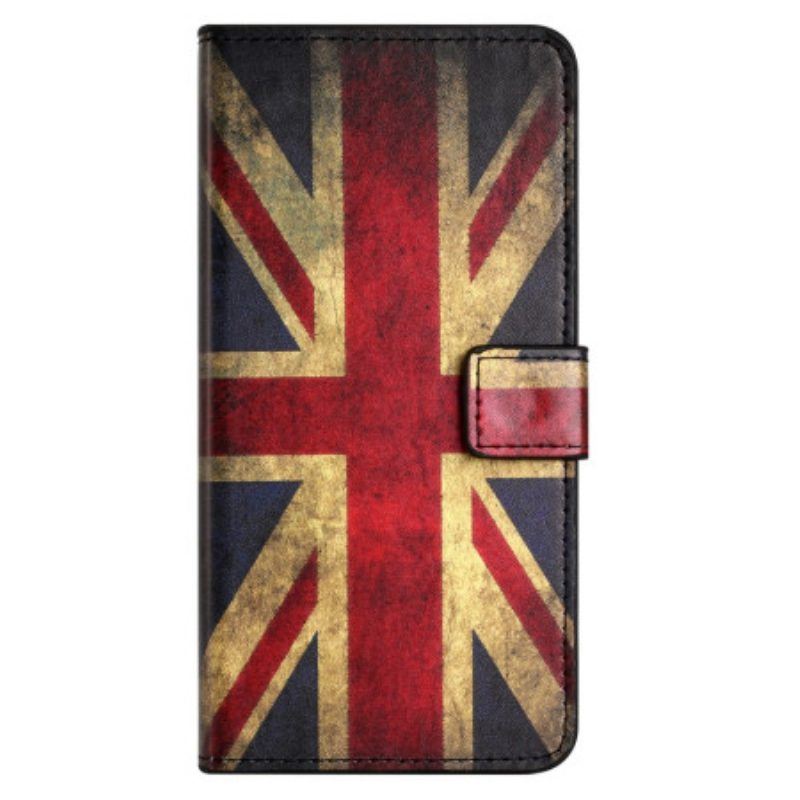 Flip Case Für Xiaomi Redmi Note 12 4G Englische Flagge