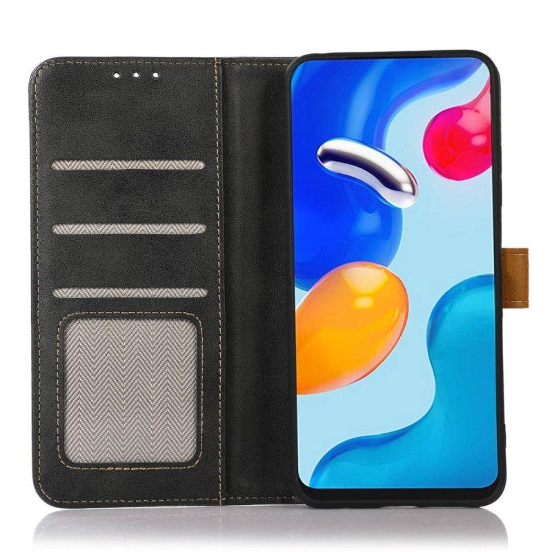 Flip Case Für Xiaomi Redmi Note 12 4G Gurtband