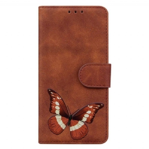 Flip Case Für Xiaomi Redmi Note 12 4G Schmetterlingsdesign