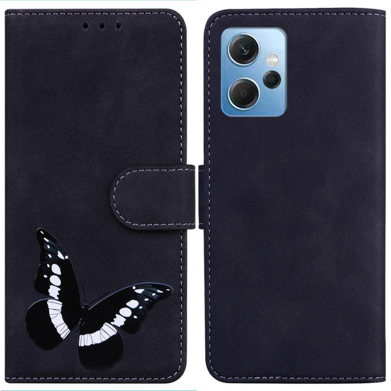 Flip Case Für Xiaomi Redmi Note 12 4G Schmetterlingsdesign