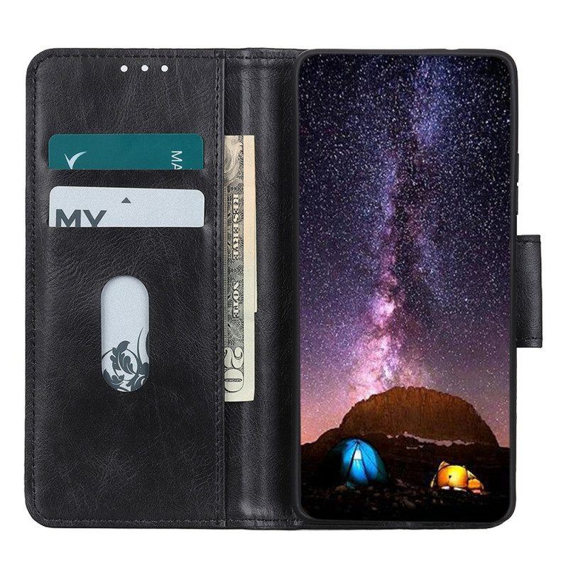 Flip Case Für Xiaomi Redmi Note 12 4G Stil Lederverschluss Umkehrbar