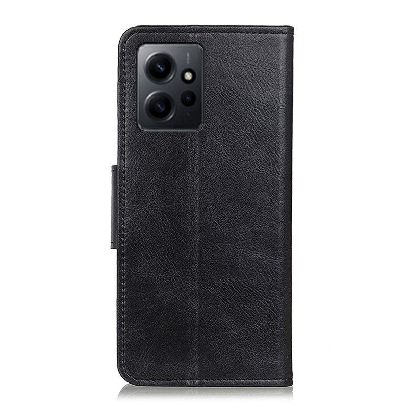 Flip Case Für Xiaomi Redmi Note 12 4G Stil Lederverschluss Umkehrbar