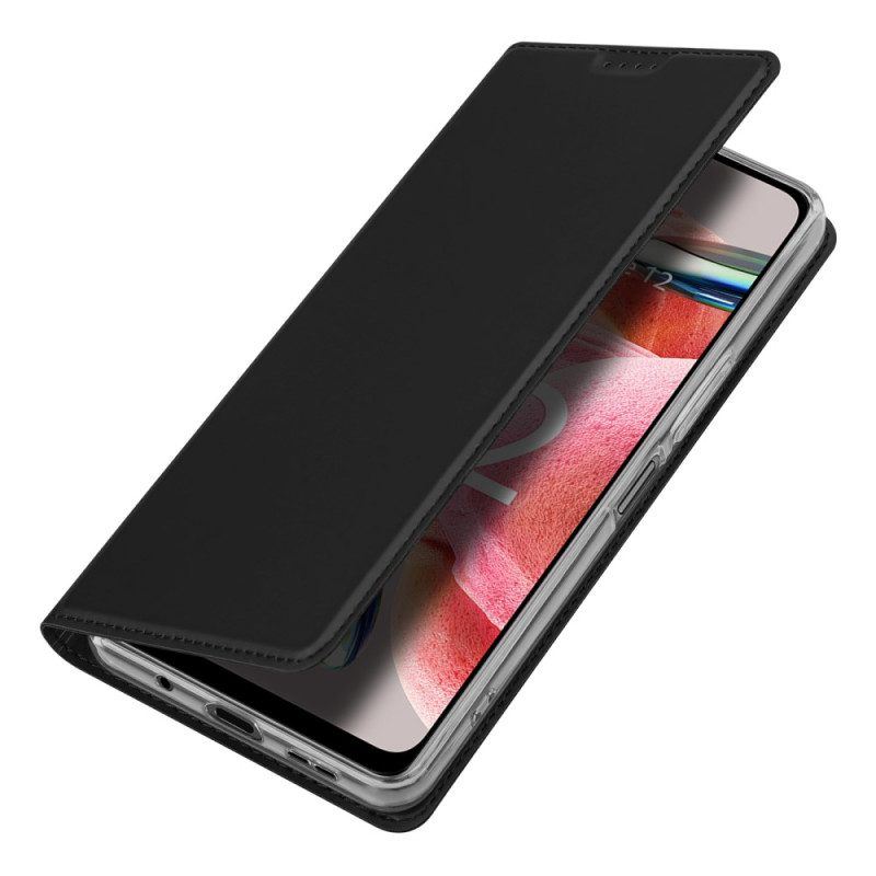 Schutzhülle Für Xiaomi Redmi Note 12 4G Flip Case Skin-pro-serie Dux Ducis