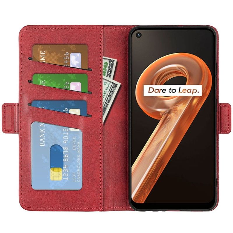 Case Für Realme 9i Brieftasche Matter Kunstlederbezug