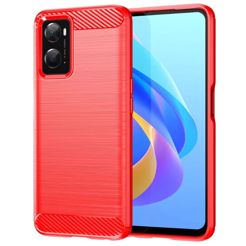 Handyhülle Für Realme 9i Silikon Gebürsteter Effekt