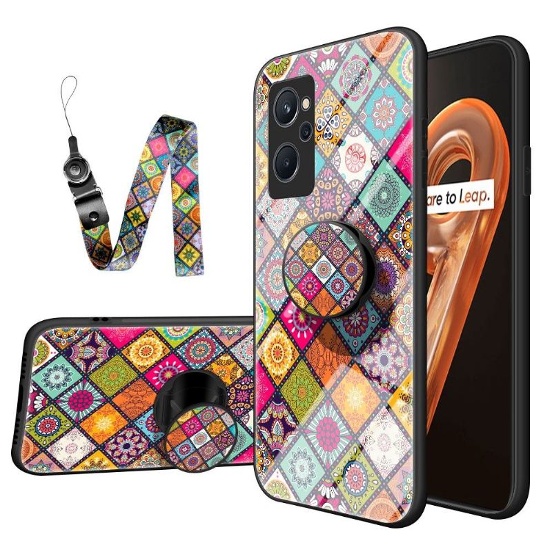 Hülle Für Realme 9i Mandala-kaleidoskop Mit Ständer