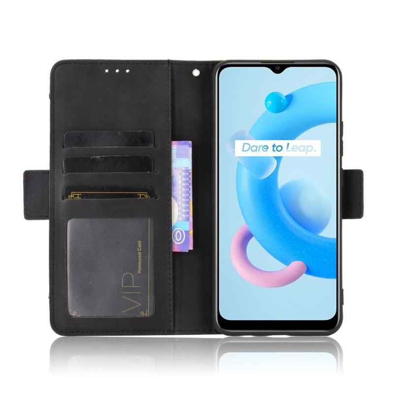 Flip Case Für Realme C11 2021 Premium Mit Kartenhalter