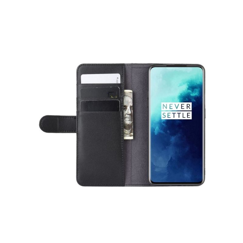 Flip Case Für OnePlus 7T Pro Premium-leder