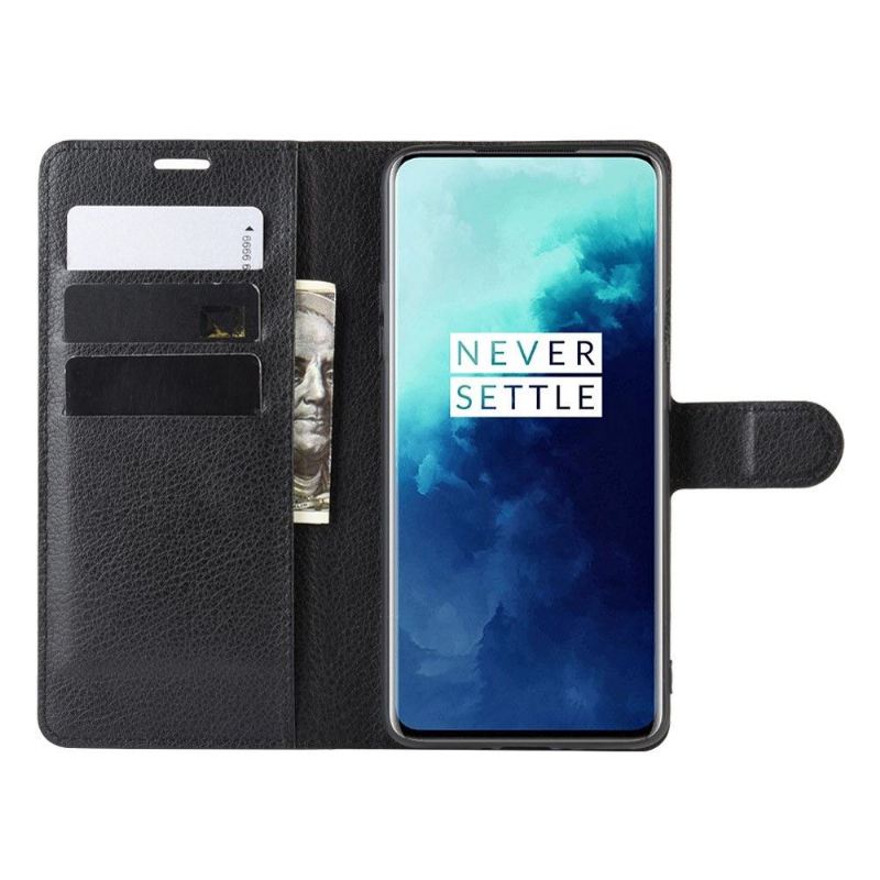 Lederhüllen Für OnePlus 7T Pro Geldbörse Lederstil