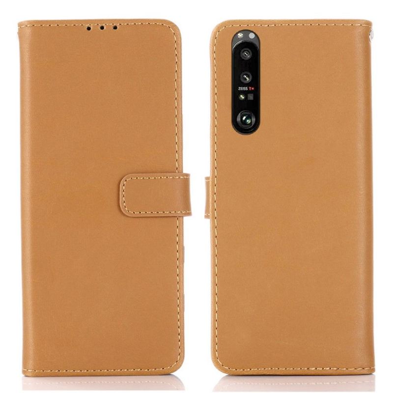 Case Für Sony Xperia 1 III Flip Case Retro-folio Aus Kunstleder