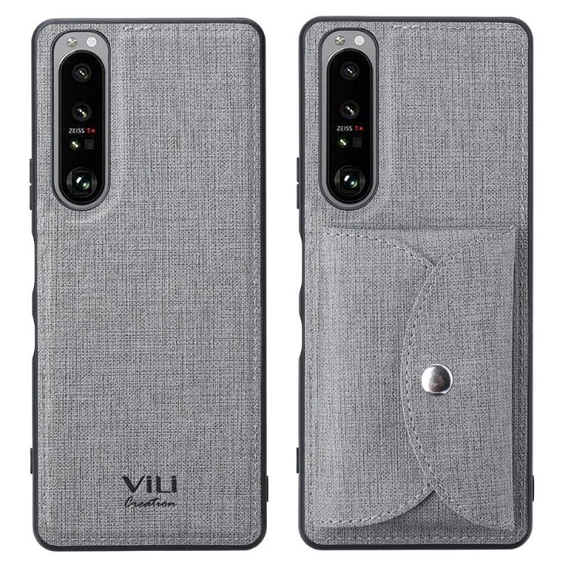 Hülle Für Sony Xperia 1 III Vili Kreuz Magnetkartenhalter