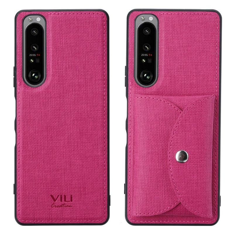 Hülle Für Sony Xperia 1 III Vili Kreuz Magnetkartenhalter