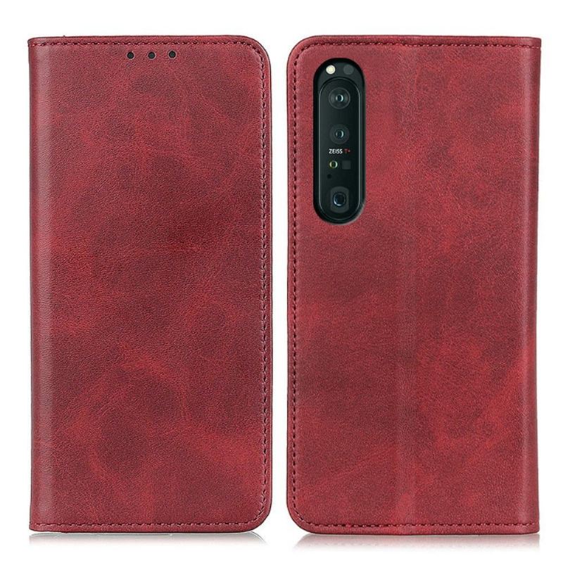 Lederhüllen Für Sony Xperia 1 III Flip Case Simone Gealtert