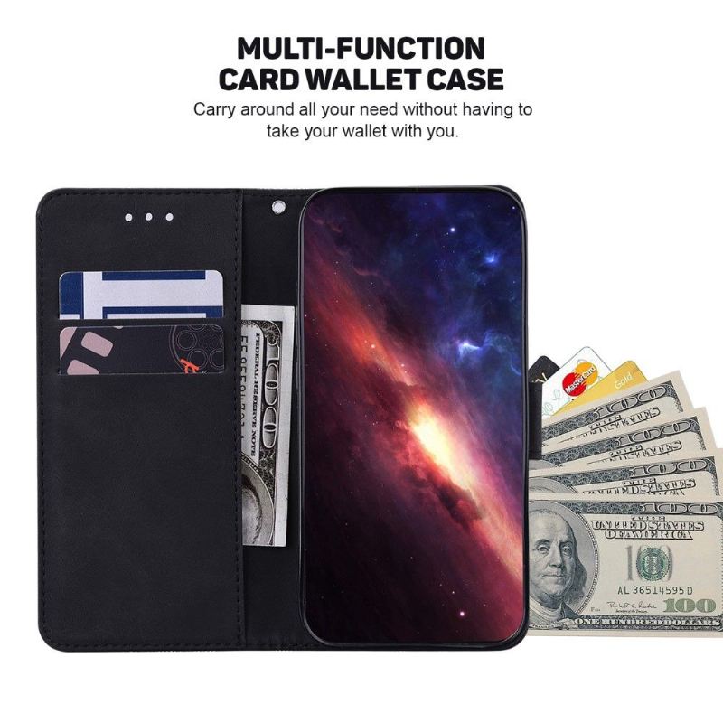 Case Für Poco X4 Pro 5G Flip Case Folio-streifen Aus Kunstleder