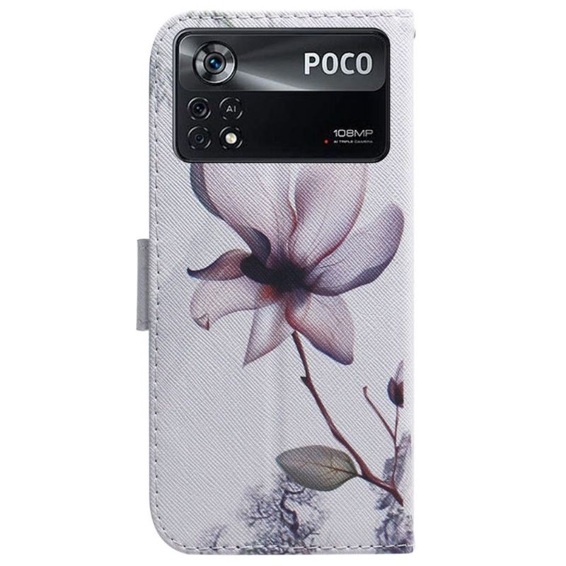 Case Für Poco X4 Pro 5G Wilde Blume