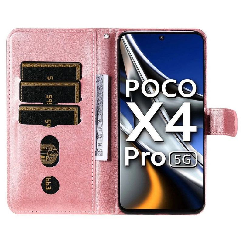 Flip Case Für Poco X4 Pro 5G Brieftasche Elena Geldbörse