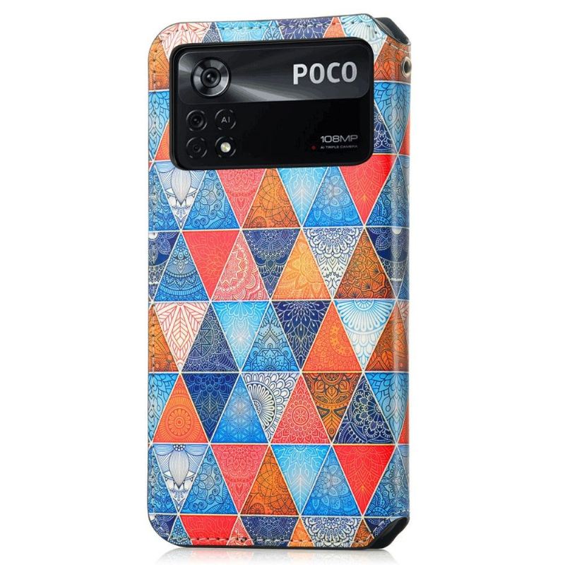 Flip Case Für Poco X4 Pro 5G Flip Case Kaleidoskop-mandala-flip-flap