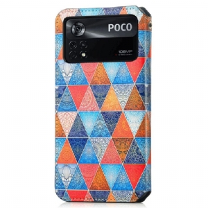 Flip Case Für Poco X4 Pro 5G Flip Case Kaleidoskop-mandala-flip-flap