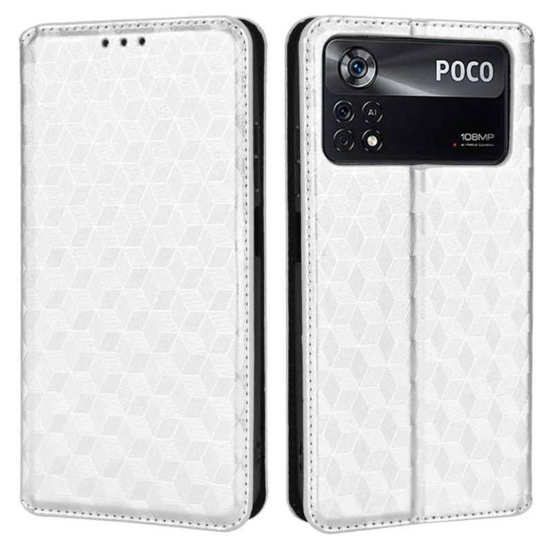 Flip Case Für Poco X4 Pro 5G Flip Case Konstruktionsgeometrie