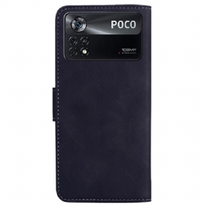 Flip Case Für Poco X4 Pro 5G Romane Soft-touch