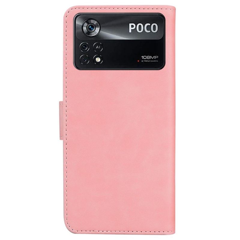 Flip Case Für Poco X4 Pro 5G Romane Soft-touch