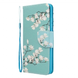 Case Für Xiaomi Mi Note 10 / 10 Pro Schutzhülle Weiße Blumen