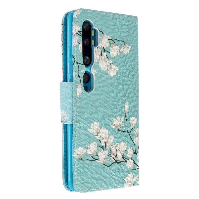 Case Für Xiaomi Mi Note 10 / 10 Pro Schutzhülle Weiße Blumen