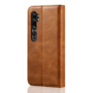 Flip Case Für Xiaomi Mi Note 10 / 10 Pro Himmlischer Kartenhalter Aus Kunstleder