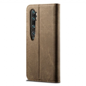 Flip Case Für Xiaomi Mi Note 10 / 10 Pro Kunstleder Im Jeans-stil